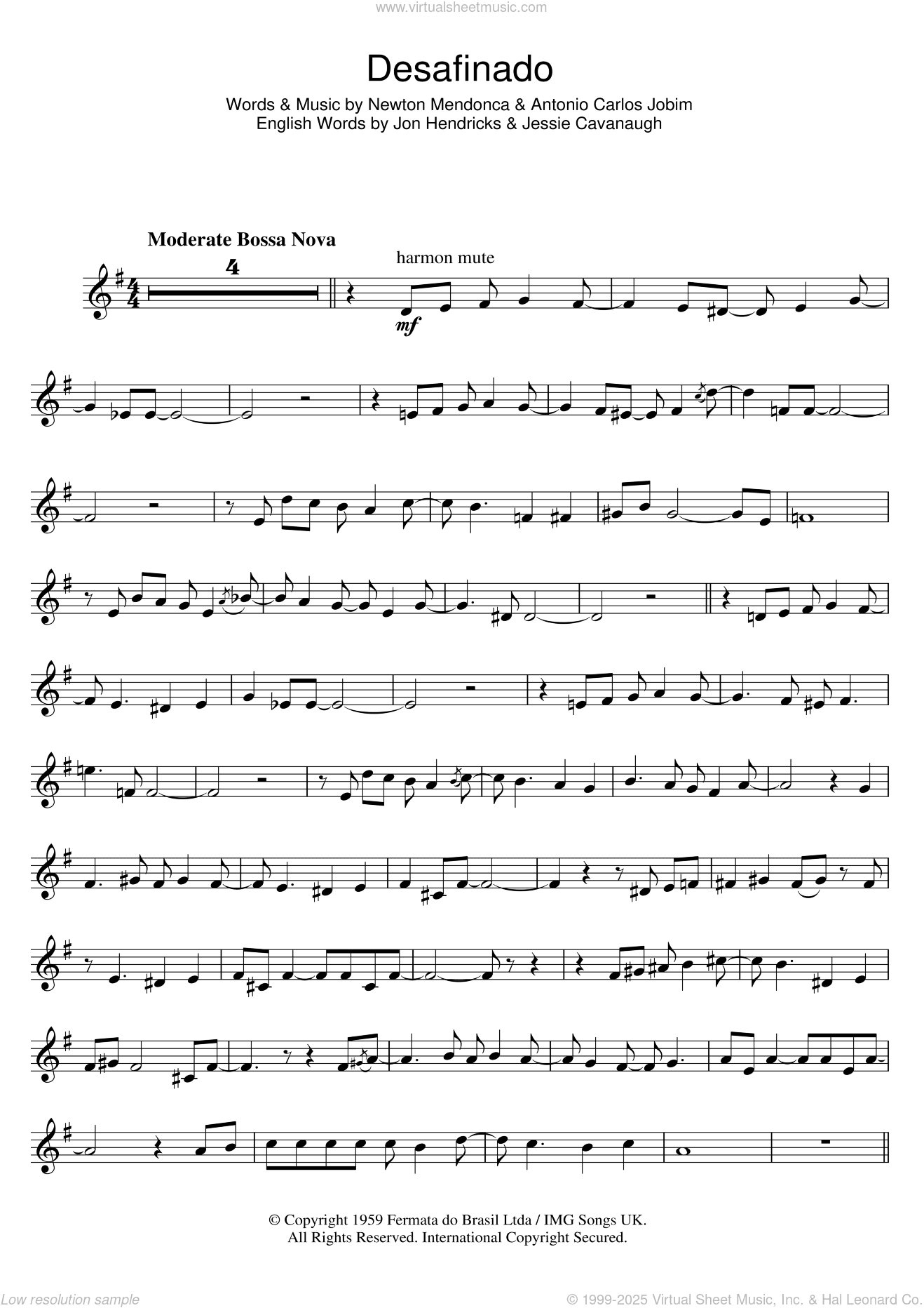 Desafinado (Slightly Out Of Tune)