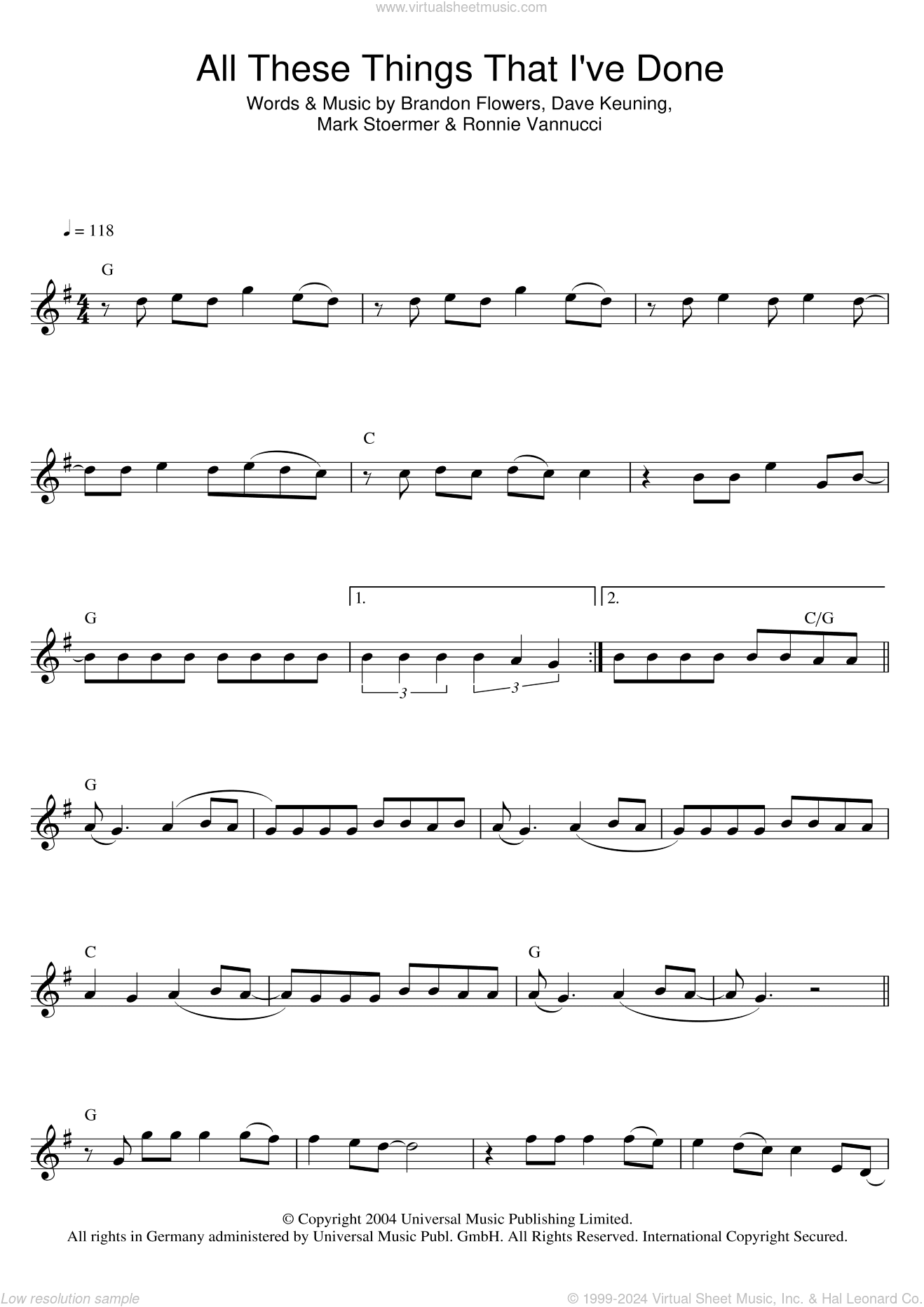 All These Things That I've Done