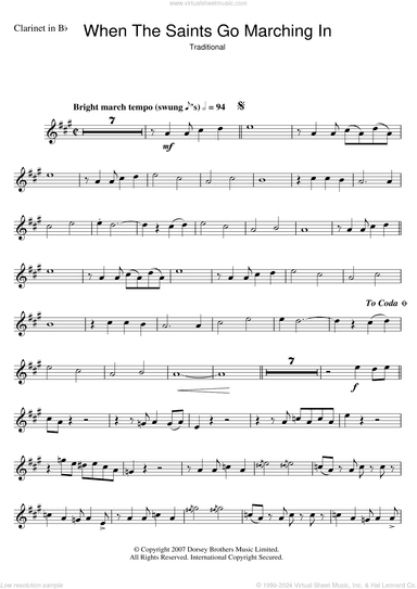 When The Saints Go Marching In