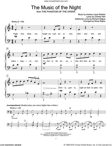 The Music Of The Night (arr. Mona Rejino)