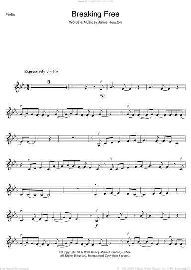 Breaking Free (from High School Musical)