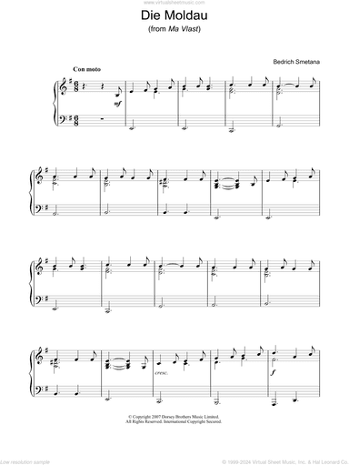 Die Moldau (from Ma Vlast), (intermediate)