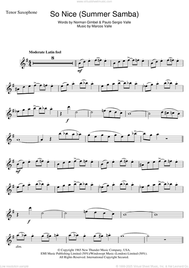 So Nice (Summer Samba)