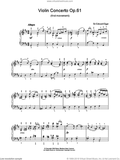 Violin Concerto Op.61 (first movement)