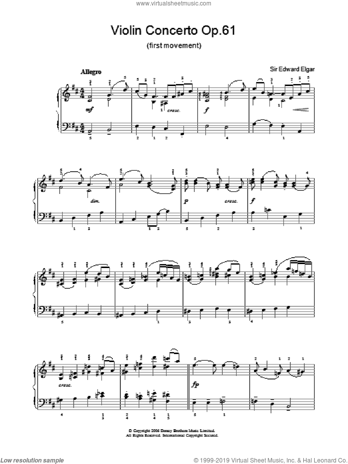 Violin Concerto Op.61 (first movement)