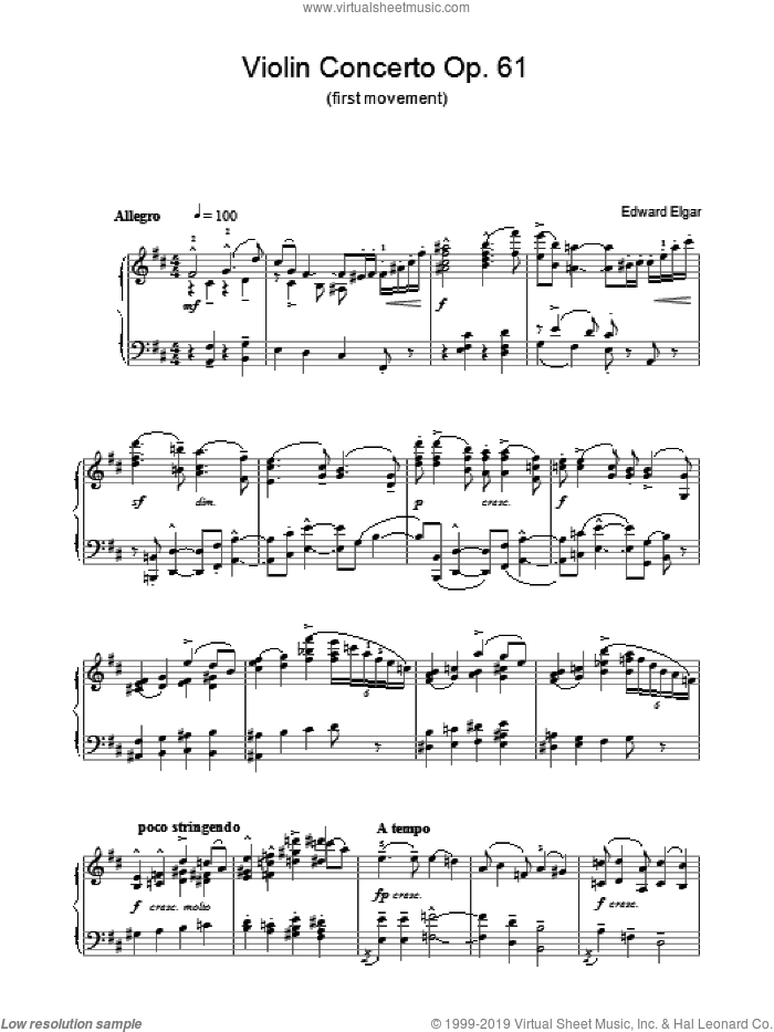 Violin Concerto Op.61 (first movement)
