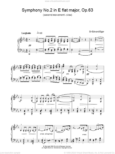 Symphony No.2 In E Flat Major, Op.63 (second movement - slow)
