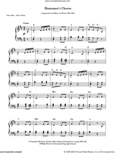 The Huntsmen's Chorus