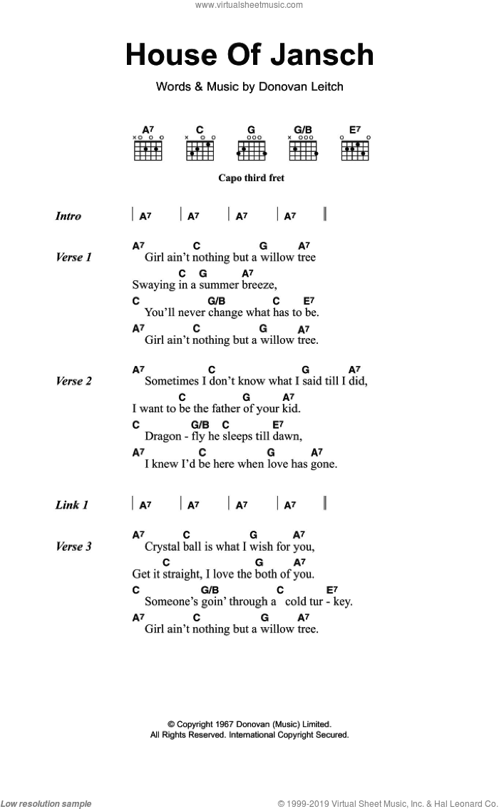 House Of Jansch