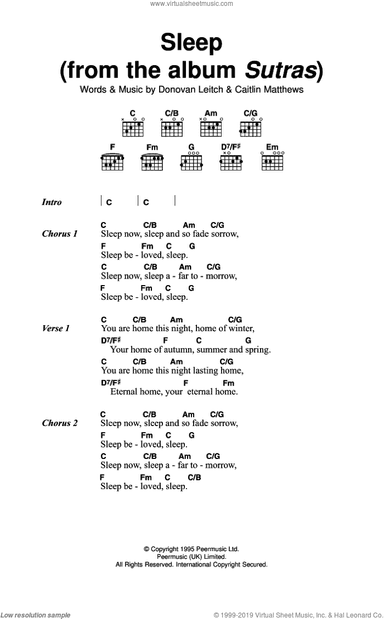Sleep (From Album Sutras)