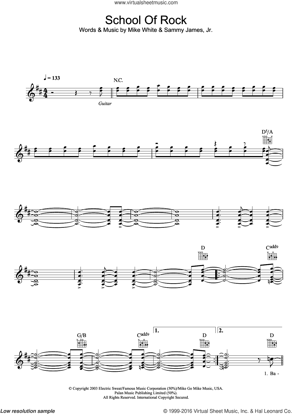 School Of Rock (from School of Rock: The Musical)