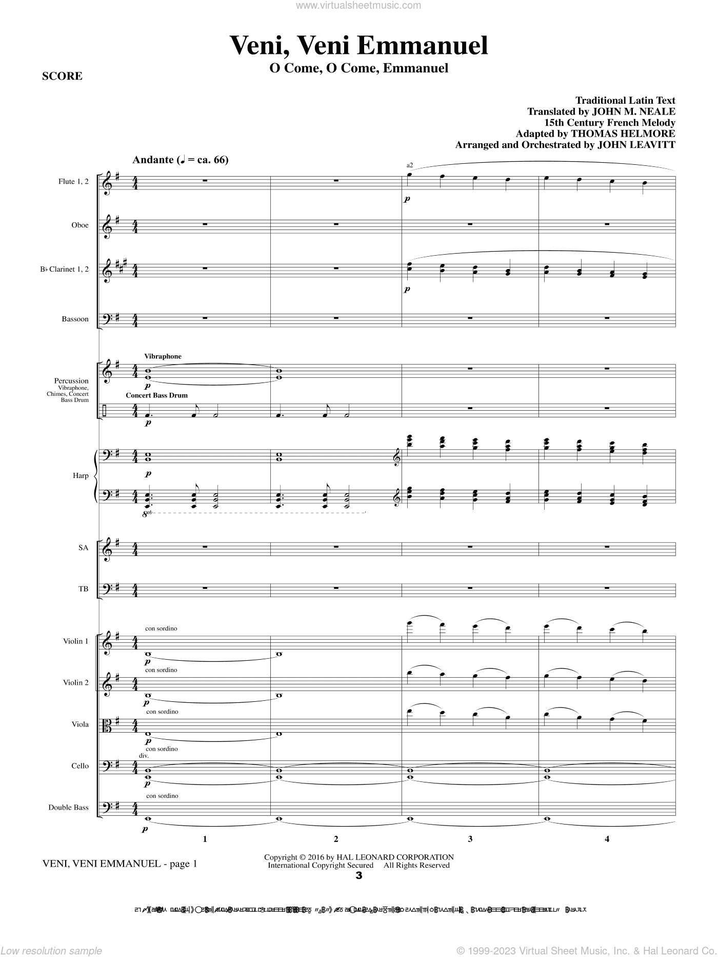 What Sweeter Music (A Cantata For Christmas)