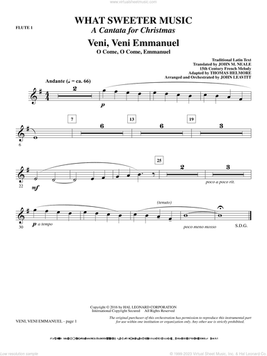 What Sweeter Music (A Cantata For Christmas)