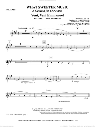 What Sweeter Music (A Cantata For Christmas)
