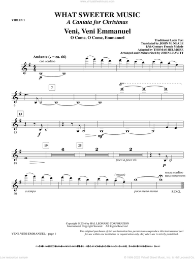 What Sweeter Music (A Cantata For Christmas)