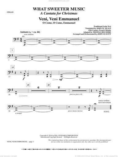 What Sweeter Music (A Cantata For Christmas)