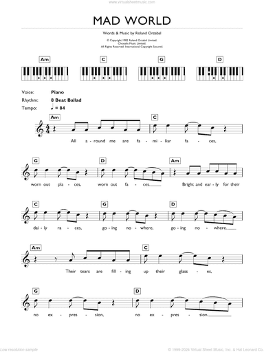 Mad World (from Donnie Darko)
