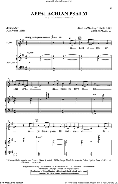 Appalachian Psalm