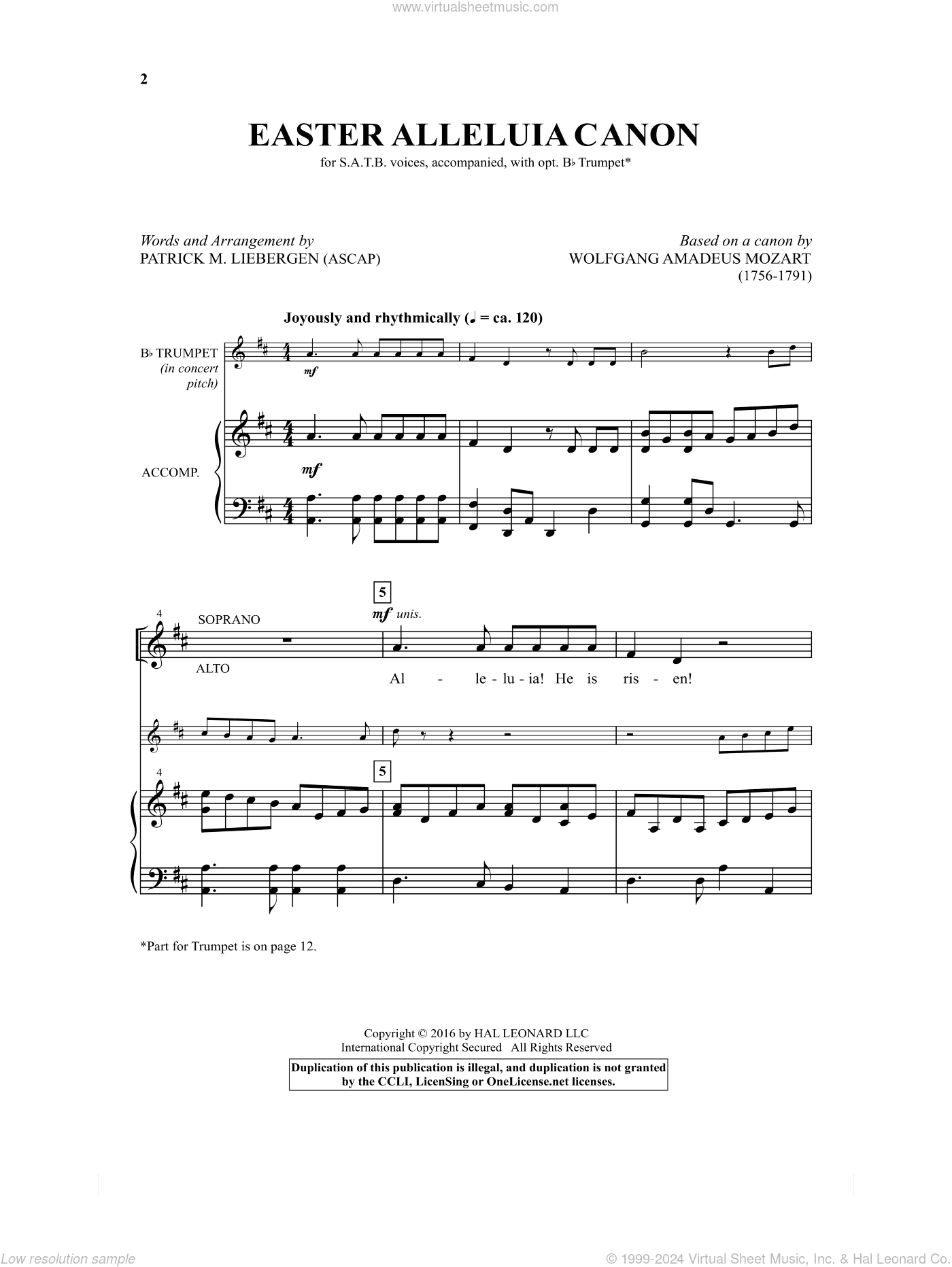 Easter Alleluia Canon