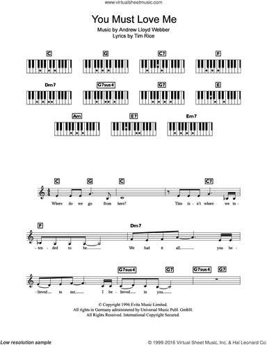 You Must Love Me (from Evita)