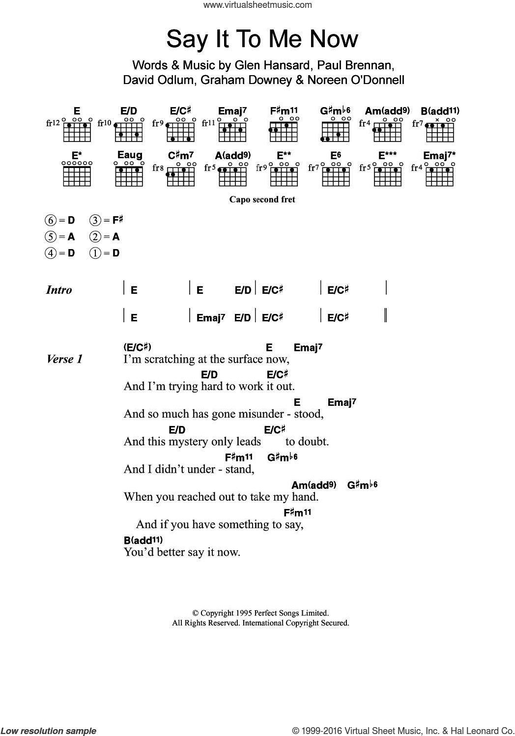 Say It To Me Now (from Once)