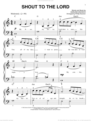 Shout To The Lord (arr. Phillip Keveren)