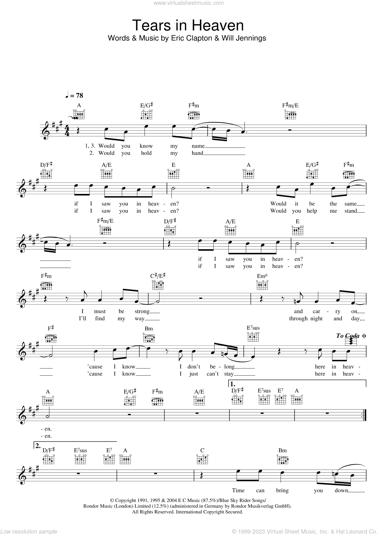 Tears In Heaven