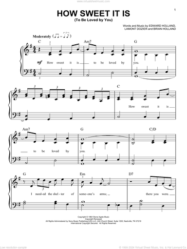 How Sweet It Is (To Be Loved By You), (beginner)