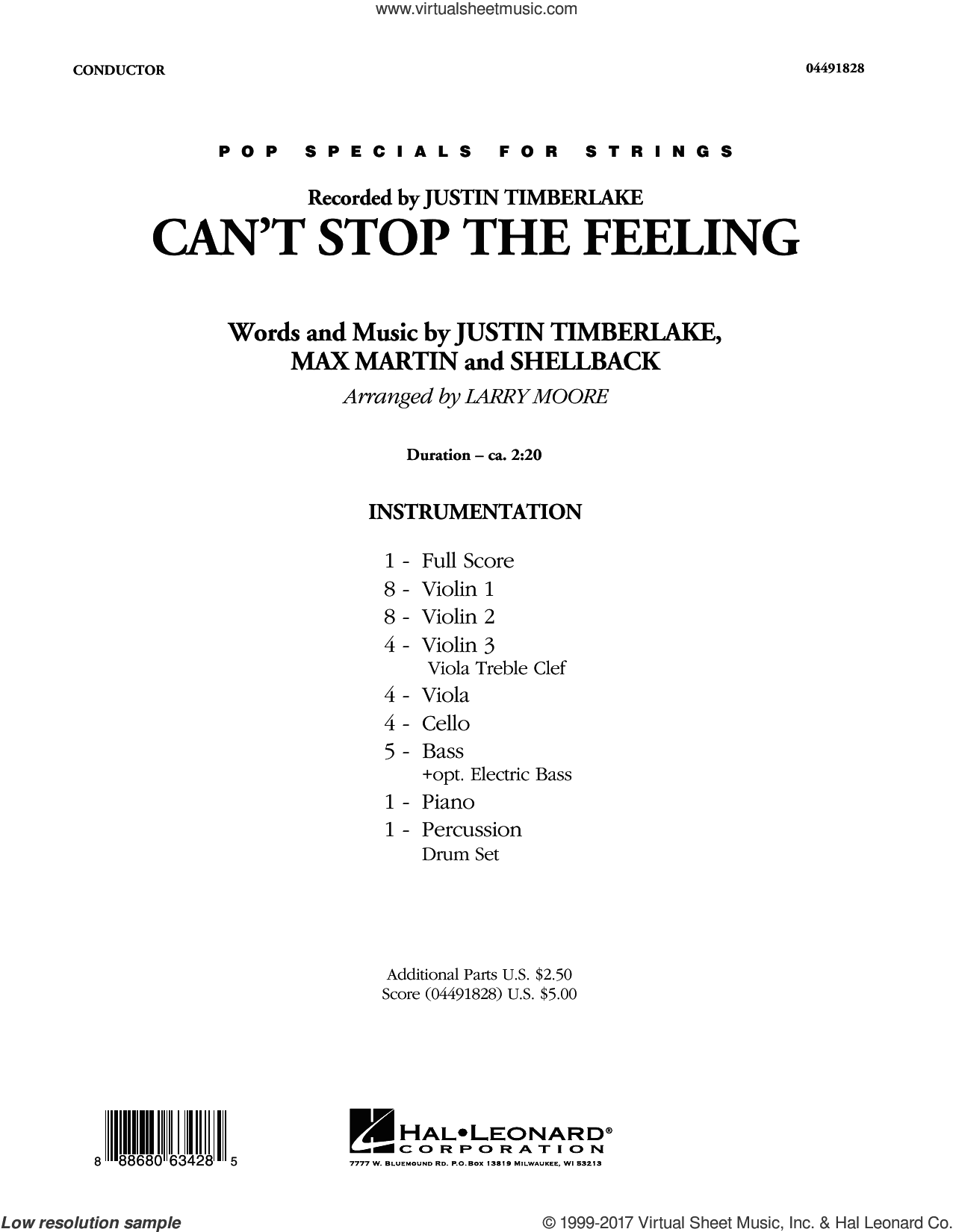 Can't Stop the Feeling (COMPLETE)