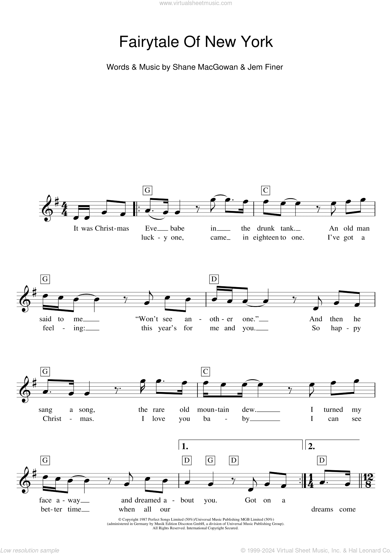 Fairytale Of New York