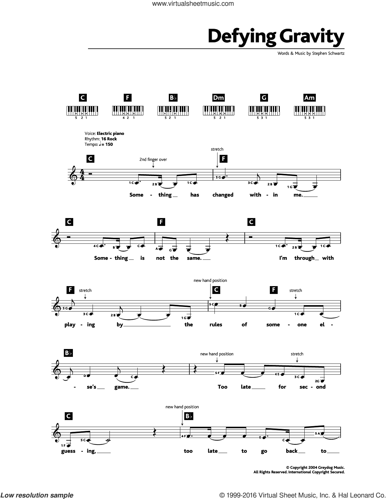 Defying Gravity (from Wicked)