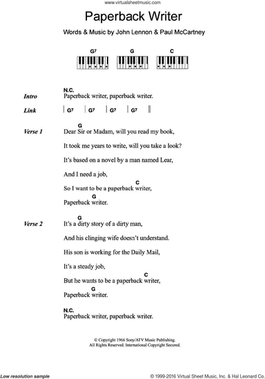 Paperback Writer