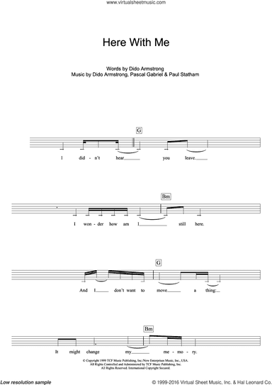 Here With Me (Theme from Roswell)
