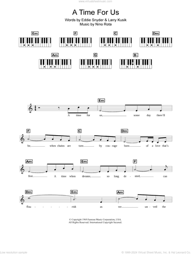 A Time For Us (Love Theme from Romeo and Juliet)