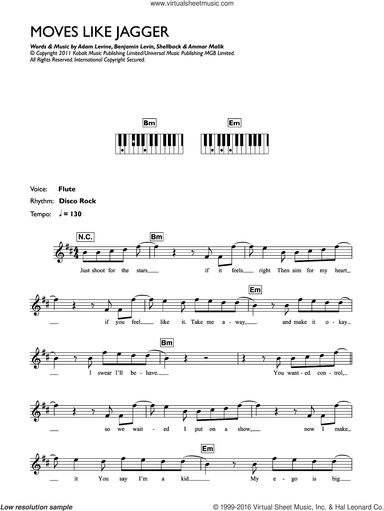 Moves Like Jagger (featuring Christina Aguilera)