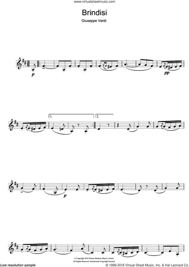 Brindisi (from La Traviata)