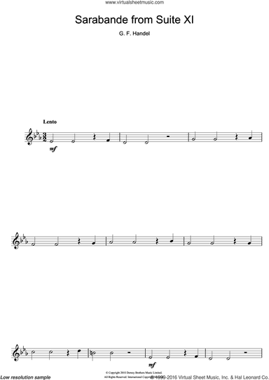 Sarabande (from Suite XI)