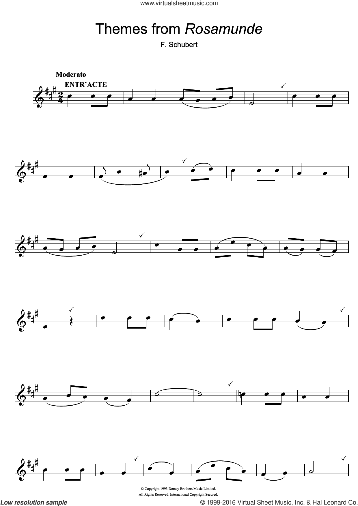 Rosamunde Overture