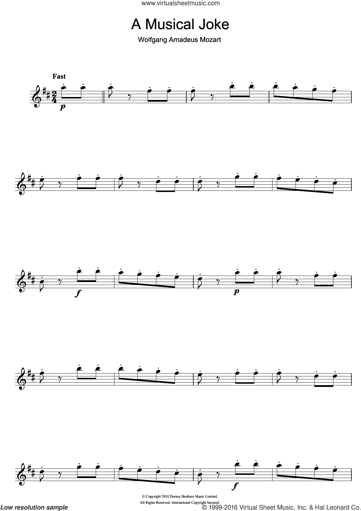 A Musical Joke