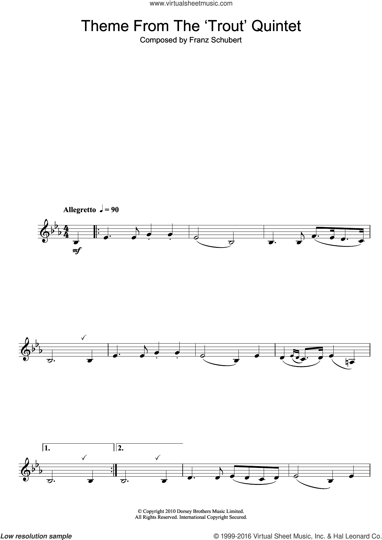 Theme From The Trout Quintet (Die Forelle)
