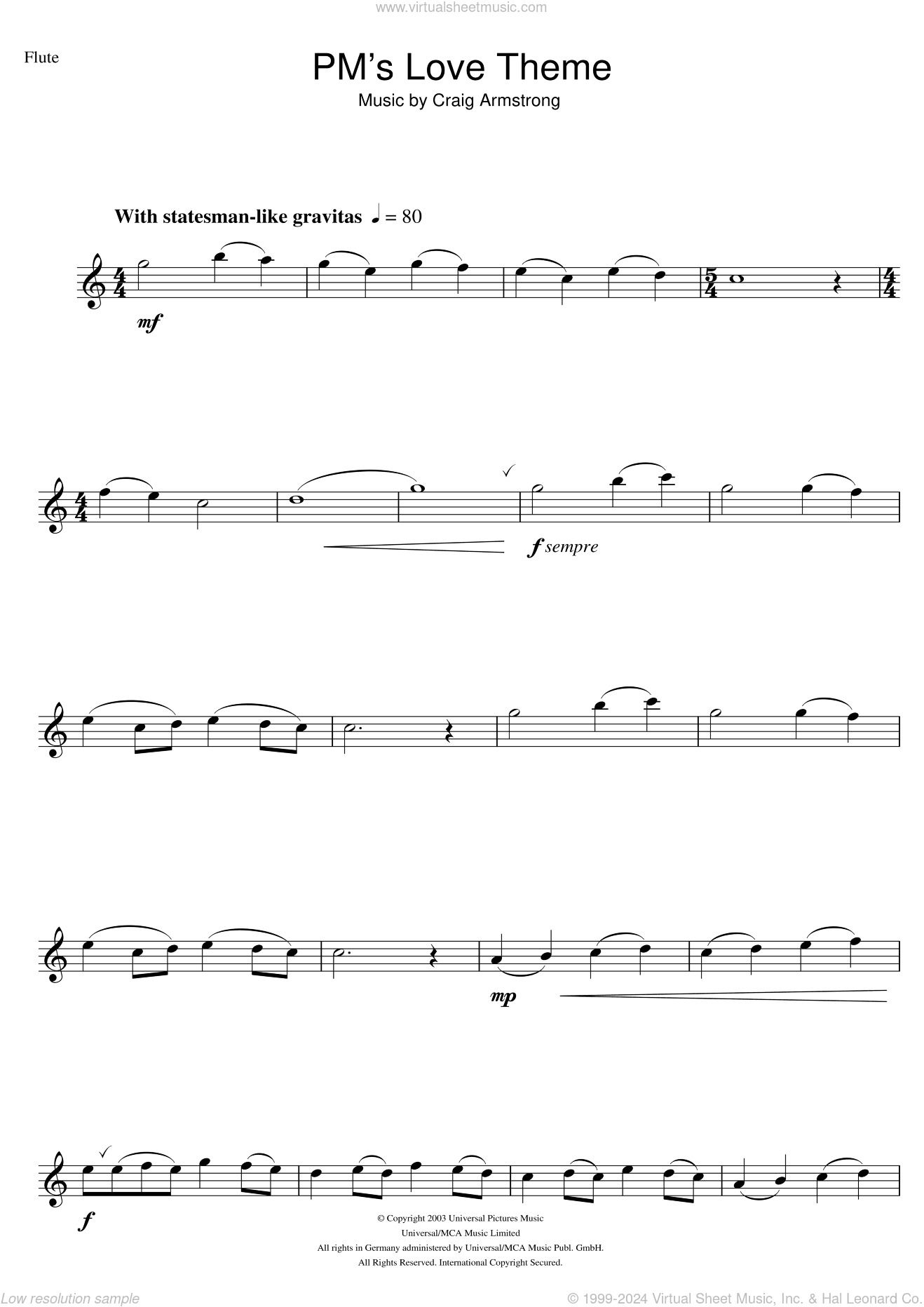 P.M.'s Love Theme (from Love Actually)
