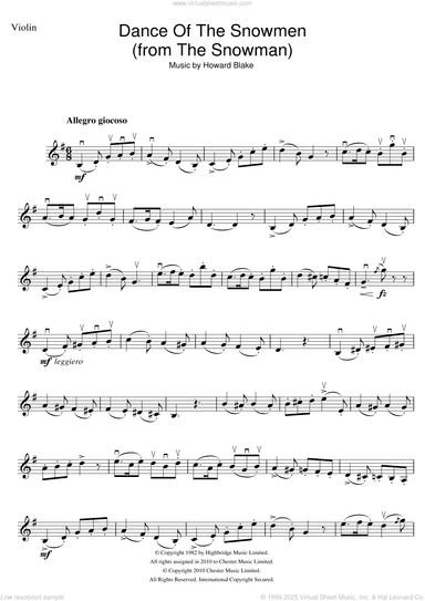 Dance Of The Snowmen (from The Snowman)