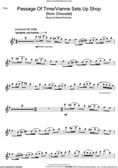 Passage Of Time/Vianne Sets Up Shop (from Chocolat)