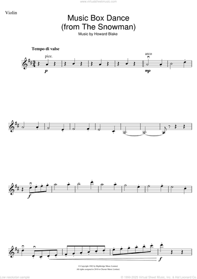 Music Box Dance (from The Snowman)