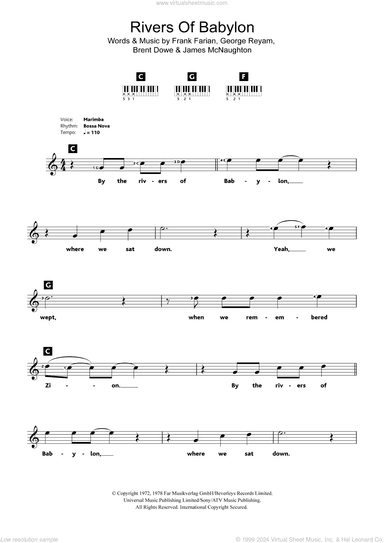Rivers Of Babylon