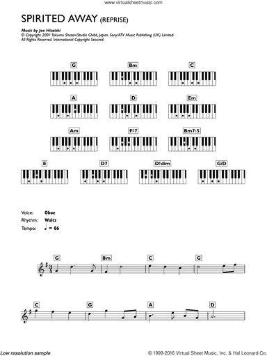 Reprise (from Spirited Away)