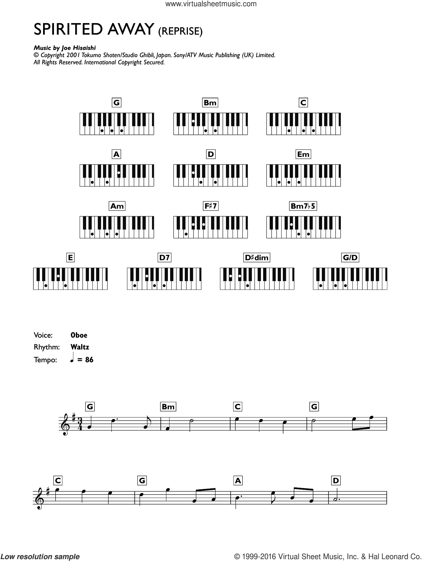 Reprise (from Spirited Away)