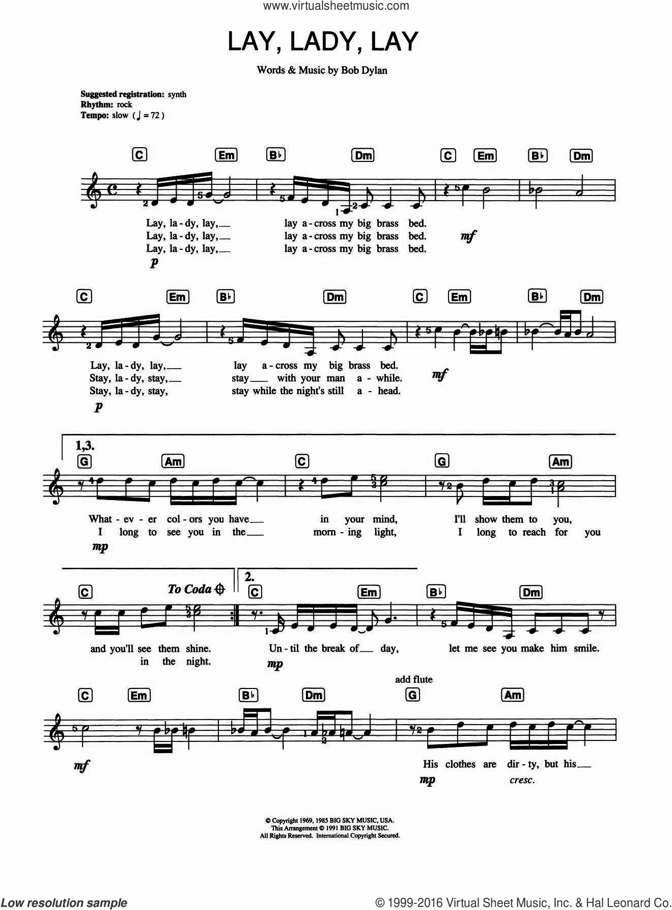 Lay Lady Lay