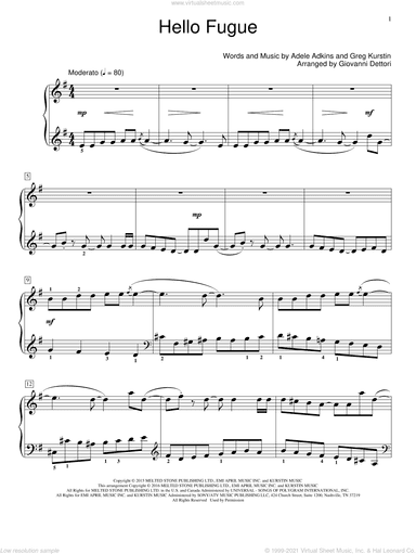 Hello Fugue (arr. Giovanni Deltori)