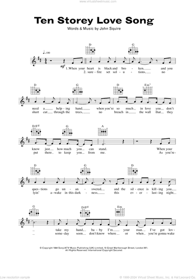 Ten Storey Love Song
